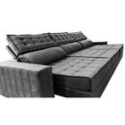 Sofá Retrátil E Reclinável 4,15m Cama Inbox Big Star Com Soft