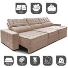 Sofá Retrátil E Reclinável 4,15m Cama Inbox Big Star Com Soft