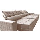 Sofá Retrátil E Reclinável 4,15m Cama Inbox Big Star Com Soft