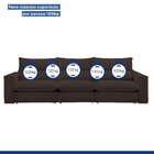 Sofá Retrátil E Reclinável 410cm Martinho Veludo Yescasa Marr