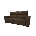 Sofá Retrátil E Reclinável 4 Lugares 2,30m Ellen  Marrom