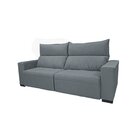 Sofá Retrátil E Reclinável 4 Lugares 2,50m Ellen  Cinza