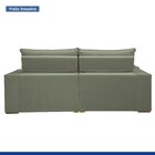 Sofá Retrátil E Reclinável 4 Lugares 2,90m Boucle Verde Marti