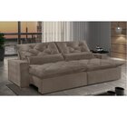 Sofá Retrátil E Reclinável 4 Lugares 2,90m Paris  Bege