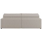 Sofá Retrátil E Reclinável 4 Lugares 220cm Braga Cru