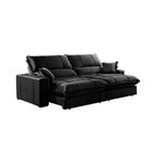 Sofá Retrátil E Reclinável 4 Lugares 220cm Com Molas Ensacada