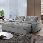 Sofá Retrátil E Reclinável 4 Lugares 220cm Diamond Super Pill