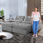 Sofá Retrátil E Reclinável 4 Lugares 220cm Diamond Super Pill