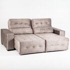 Sofá Retrátil E Reclinável 4 Lugares 230 Cm Atlas Cappuccino