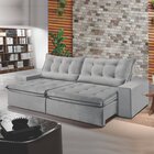 Sofá Retrátil E Reclinável 4 Lugares 230cm Bérgamo  Veludo Ci