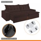 Sofá Retrátil E Reclinável 4 Lugares 230cm Bérgamo  Veludo Ma