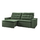 Sofá Retrátil E Reclinável 4 Lugares 230cm D28 Nilo  Verde Mu