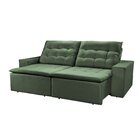 Sofá Retrátil E Reclinável 4 Lugares 230cm D28 Nilo  Verde Mu