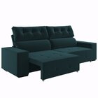 Sofá Retrátil E Reclinável 4 Lugares 230cm Veludo Salvador  S