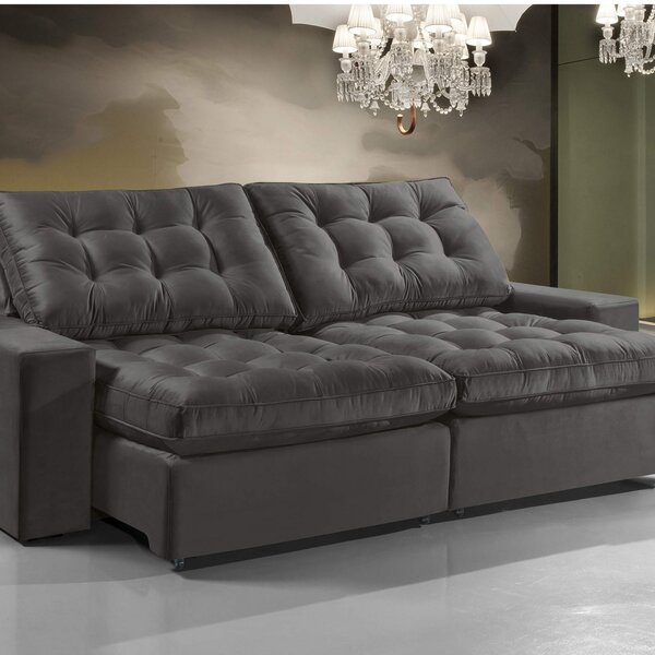 Sofá Retrátil E Reclinável 4 Lugares 234cm X 105cm Kingston E