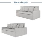 Sofá Retrátil E Reclinável 4 Lugares 240cm Dália Cabecasa Mad