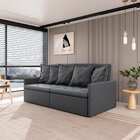 Sofá Retrátil E Reclinável 4 Lugares 240cm Dália Cabecasa Mad