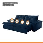 Sofá Retrátil E Reclinável 4 Lugares 240cm Diamond Super Pill