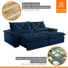 Sofá Retrátil E Reclinável 4 Lugares 240cm Diamond Super Pill