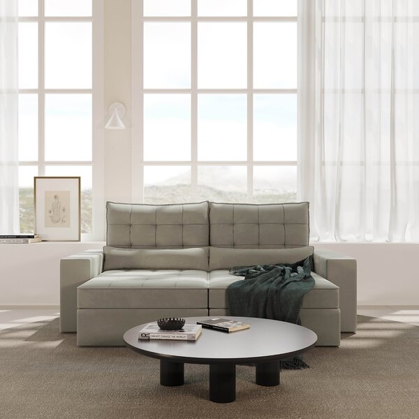 Sofá Retrátil E Reclinável 4 Lugares 240cm Embaúba Extra Cabe