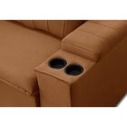 Sofá Retrátil E Reclinável 4 Lugares 245cm Com Porta Copos Ba