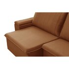 Sofá Retrátil E Reclinável 4 Lugares 245cm Com Porta Copos Ba