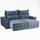 Sofá Retrátil E Reclinável 4 Lugares 250 Cm Itália Grafite