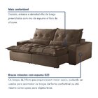 Sofá Retrátil E Reclinável 4 Lugares 250cm Avalon Super Pillo