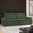 Sofá Retrátil E Reclinável 4 Lugares 250cm Molas Espirais Vel