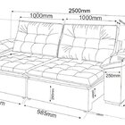 Sofá Retrátil E Reclinável 4 Lugares 250cm Veludo Detroit Pér