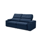 Sofá Retrátil E Reclinável 4 Lugares 250cm Zoho Porta Copos N