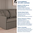 Sofá Retrátil E Reclinável 4 Lugares 260cm Dália Cabecasa Mad