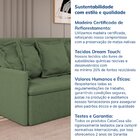 Sofá Retrátil E Reclinável 4 Lugares 260cm Dália Cabecasa Mad