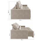 Sofá Retrátil E Reclinável 4 Lugares 270cm Embaúba Extra Cabe