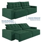 Sofá Retrátil E Reclinável 4 Lugares 270cm Embaúba Extra Cabe