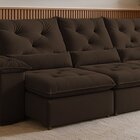 Sofá Retrátil E Reclinável 4 Lugares 270cm Londres Plus Yesca