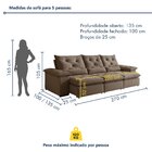 Sofá Retrátil E Reclinável 4 Lugares 270cm Londres Plus Yesca