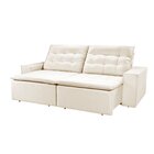 Sofá Retrátil E Reclinável 4 Lugares 270cm Molas Espirais Vel