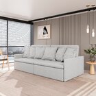 Sofá Retrátil E Reclinável 4 Lugares 280cm Dália Cabecasa Mad