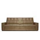 Sofá Retrátil E Reclinável 4 Lugares 286cm Ascana  Bege