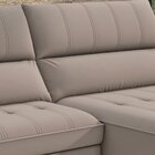 Sofá Retrátil E Reclinável 4 Lugares 295cm Barcelona Bege