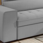 Sofá Retrátil E Reclinável 4 Lugares 295cm Barcelona Cinza