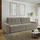 Sofá Retrátil E Reclinável 4 Lugares 300cm Embaúba Extra Cabe