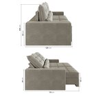 Sofá Retrátil E Reclinável 4 Lugares 300cm Embaúba Extra Cabe