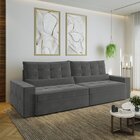 Sofá Retrátil E Reclinável 4 Lugares 300cm Embaúba Extra Cabe