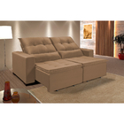 Sofá Retrátil E Reclinável 4 Lugares Chicago 2,30m Veludo Cas