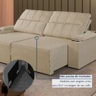 Sofá Retrátil E Reclinável 4 Lugares Com Entrada Usb E Porta