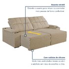 Sofá Retrátil E Reclinável 4 Lugares Com Entrada Usb E Porta
