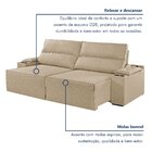 Sofá Retrátil E Reclinável 4 Lugares Com Entrada Usb E Porta