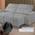 Sofá Retrátil E Reclinável 4 Lugares Com Entrada Usb E Porta